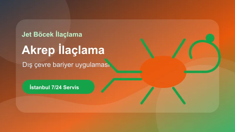 İstanbul akrep ilaçlama hizmetinde dış çevre bariyer uygulaması görseli